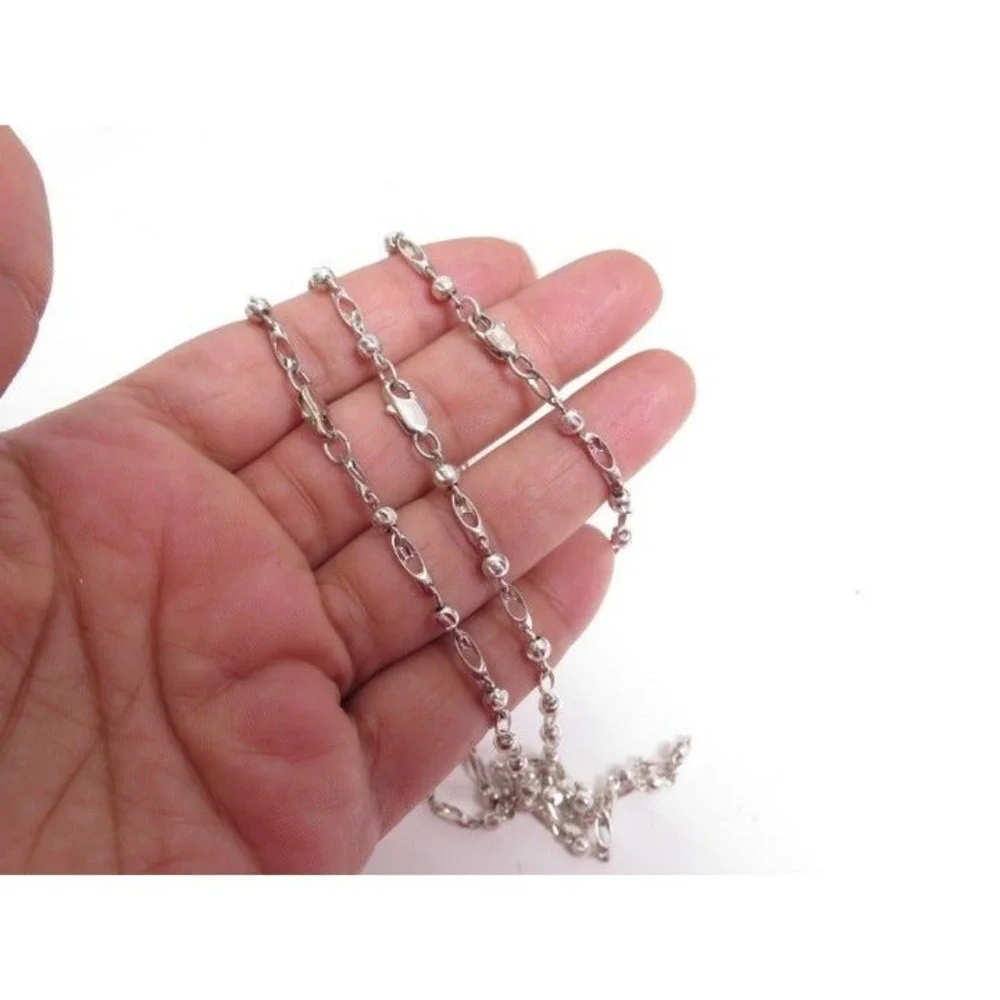 Matching Silver Toned Necklace Bracelet‎ & Anklet